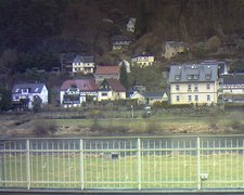 view from Webcam in Bad Schandau, Krippen & Postelwitz on 2022-01-26