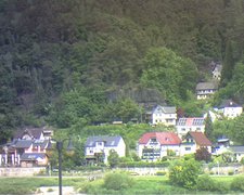 view from Webcam in Bad Schandau, Krippen & Postelwitz on 2022-05-23