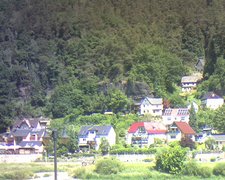view from Webcam in Bad Schandau, Krippen & Postelwitz on 2022-06-15