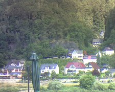 view from Webcam in Bad Schandau, Krippen & Postelwitz on 2022-08-07