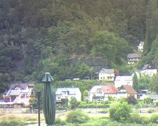 view from Webcam in Bad Schandau, Krippen & Postelwitz on 2022-08-13