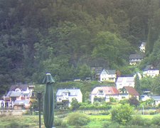 view from Webcam in Bad Schandau, Krippen & Postelwitz on 2022-09-19