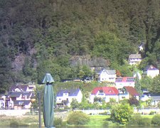 view from Webcam in Bad Schandau, Krippen & Postelwitz on 2022-09-22