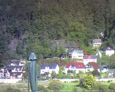 view from Webcam in Bad Schandau, Krippen & Postelwitz on 2022-09-29