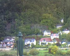 view from Webcam in Bad Schandau, Krippen & Postelwitz on 2022-10-06