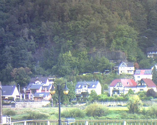 time-lapse frame, Webcam in Bad Schandau, Krippen & Postelwitz webcam