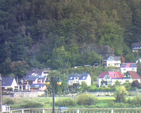 time-lapse frame, Webcam in Bad Schandau, Krippen & Postelwitz webcam