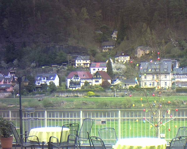 time-lapse frame, Webcam in Bad Schandau, Krippen & Postelwitz webcam