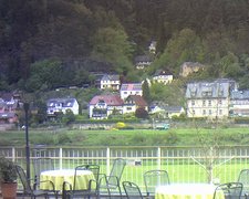 view from Webcam in Bad Schandau, Krippen & Postelwitz on 2024-04-17