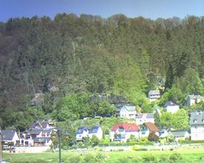 view from Webcam in Bad Schandau, Krippen & Postelwitz on 2024-05-01