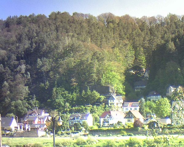 time-lapse frame, Webcam in Bad Schandau, Krippen & Postelwitz webcam