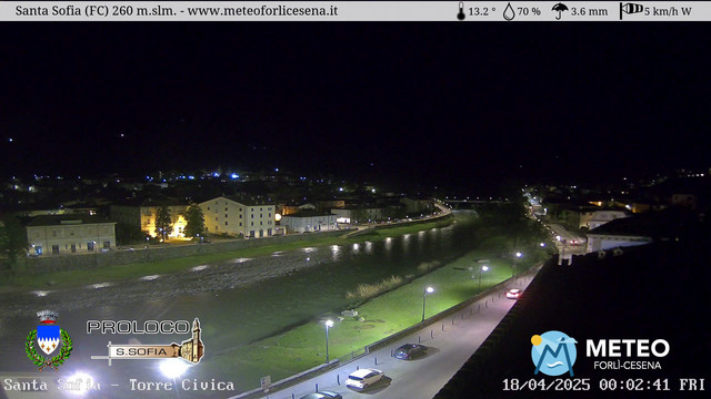 time-lapse frame, Santa Sofia - Torre Civica webcam