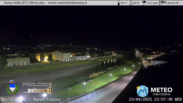 time-lapse frame, Santa Sofia - Torre Civica webcam