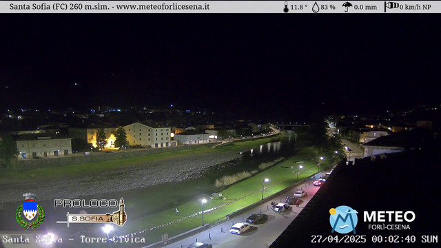 time-lapse frame, Santa Sofia - Torre Civica webcam