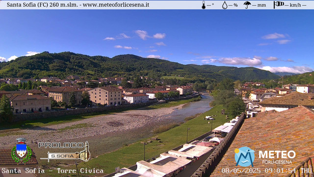 time-lapse frame, Santa Sofia - Torre Civica webcam