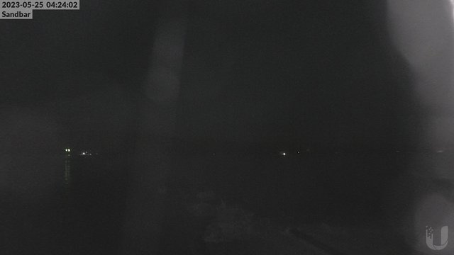 time-lapse frame, 4th Lake Sandbar webcam