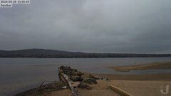 view from 4th Lake Sandbar on 2024-03-28