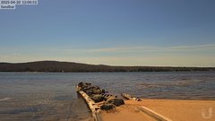 view from 4th Lake Sandbar on 2025-04-20