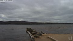 view from 4th Lake Sandbar on 2025-04-22