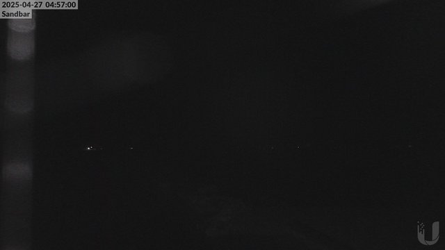 time-lapse frame, 4th Lake Sandbar webcam