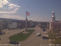 view from 13 East Market Street - Lewistown PA (west) on 2024-04-15
