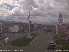 view from 13 East Market Street - Lewistown PA (west) on 2024-04-18