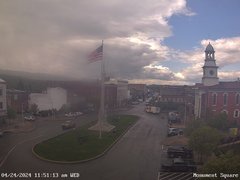 view from 13 East Market Street - Lewistown PA (west) on 2024-04-24