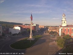 view from 13 East Market Street - Lewistown PA (west) on 2024-05-03
