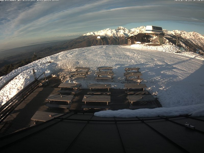 time-lapse frame, Bielmonte Monte Marca ovest webcam