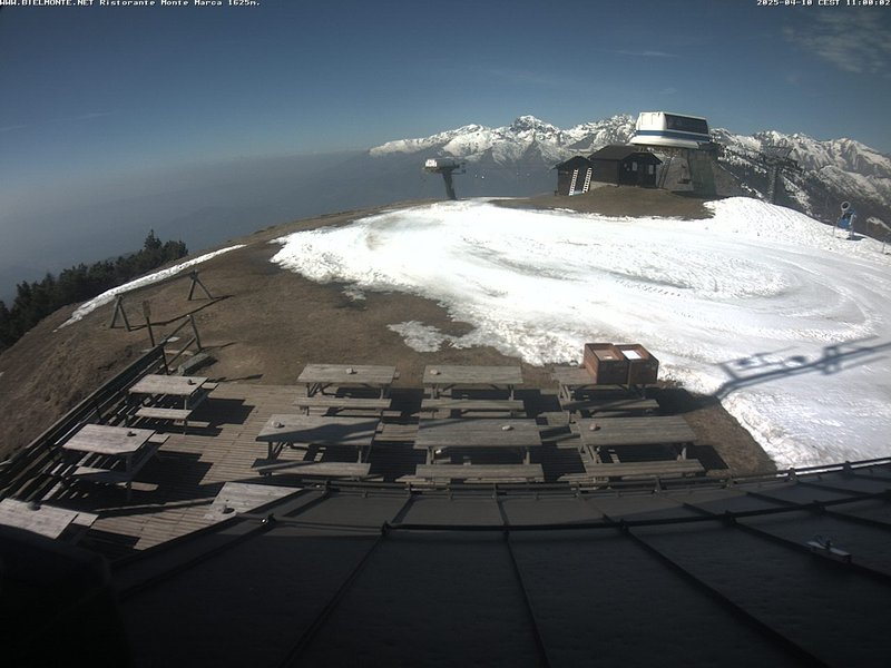 time-lapse frame, Bielmonte Monte Marca ovest webcam