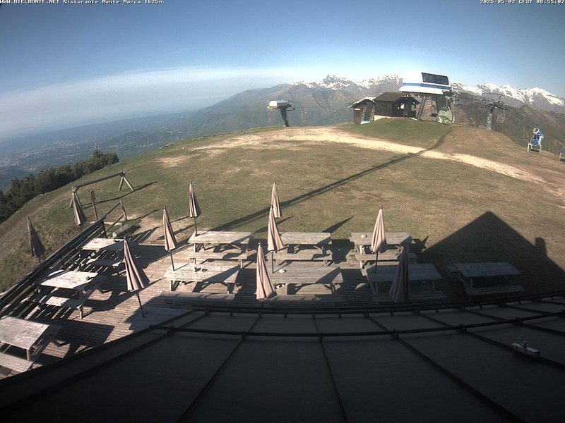 time-lapse frame, Bielmonte Monte Marca ovest webcam