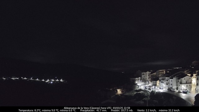 time-lapse frame, Meteogredos webcam