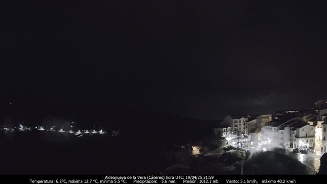 time-lapse frame, Meteogredos webcam