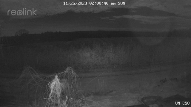 time-lapse frame, UM CSO webcam