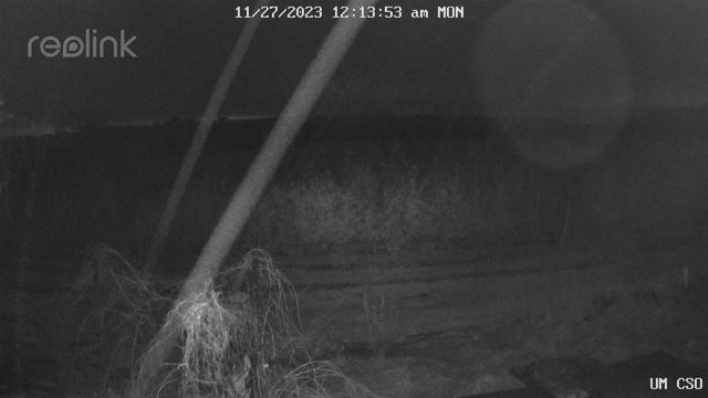 time-lapse frame, UM CSO webcam
