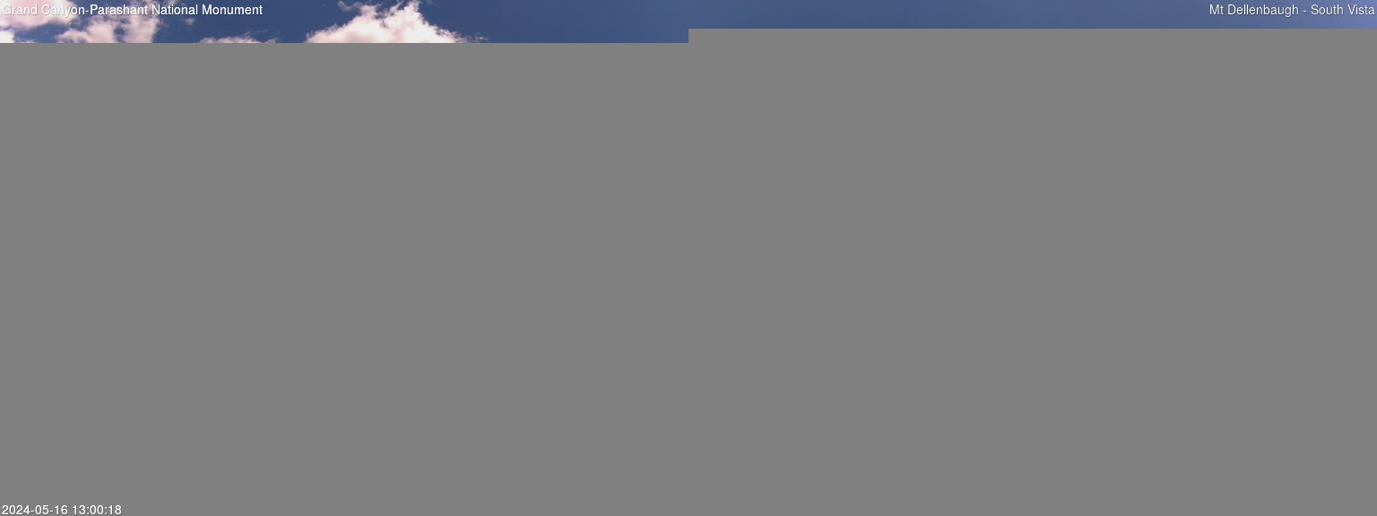 time-lapse frame, Mt Dellenbaugh - South Vista webcam
