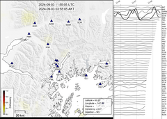 view from Barry Arm seismic energy on 2024-09-03