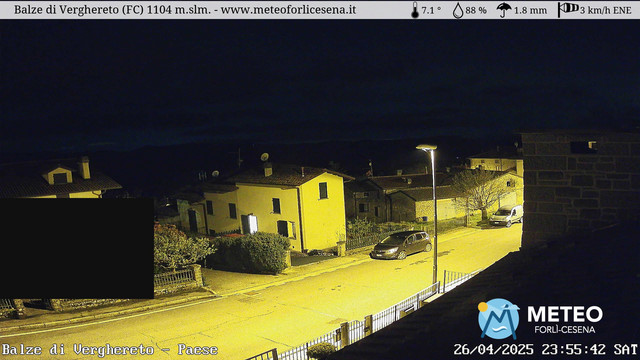 time-lapse frame, Balze di Verghereto - Paese webcam