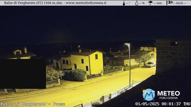 time-lapse frame, Balze di Verghereto - Paese webcam