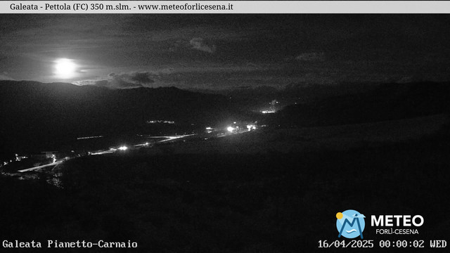 time-lapse frame, Galeata webcam