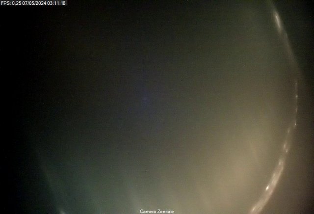 time-lapse frame, Oss. Met. di Gabicce Mare  Puntamento Zenith webcam