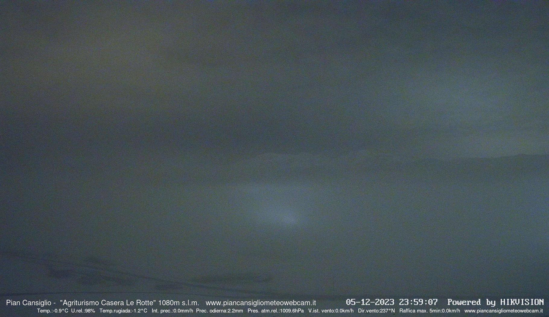 time-lapse frame, Pian Cansiglio - Casera Le Rotte webcam