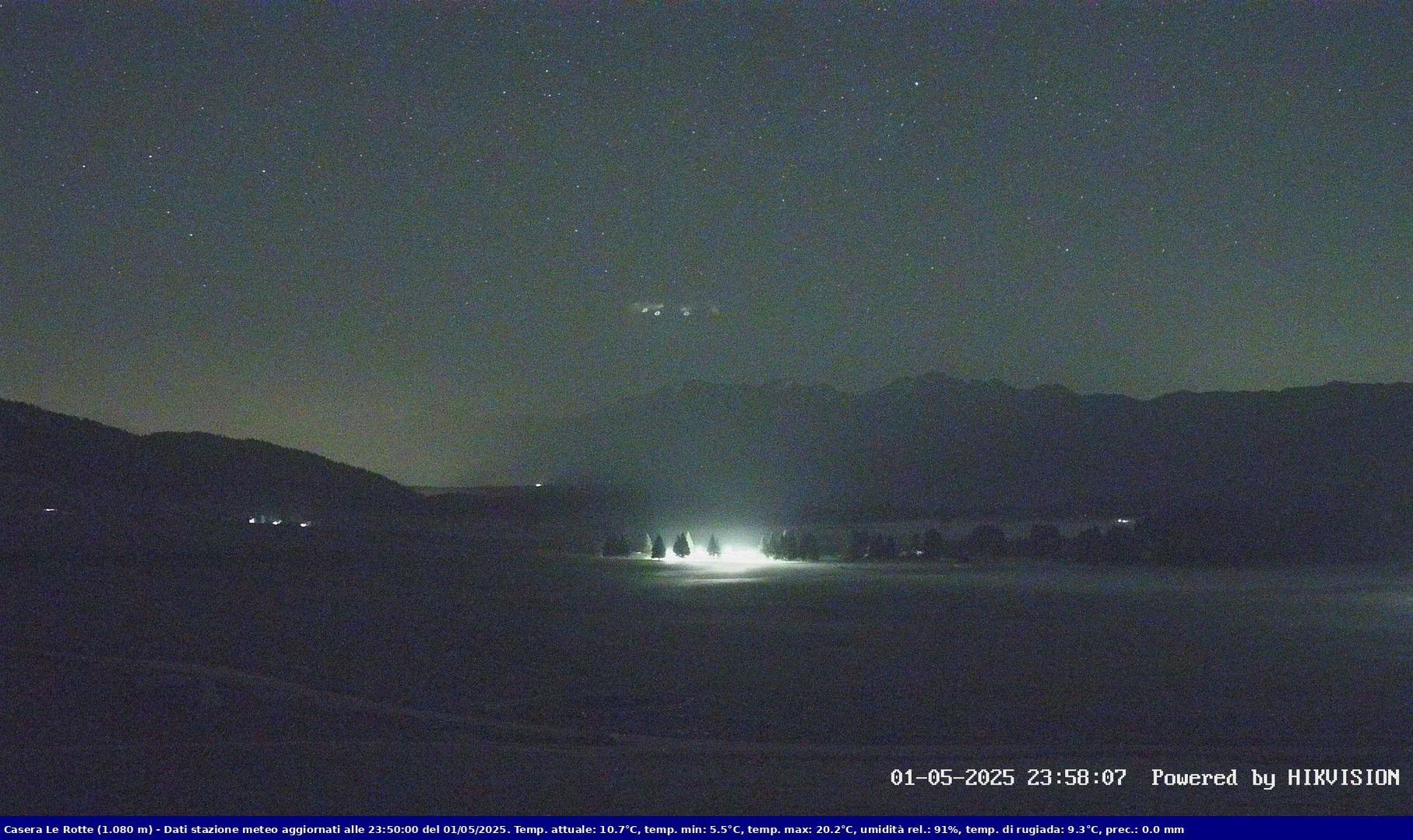 time-lapse frame, Pian Cansiglio - Casera Le Rotte webcam