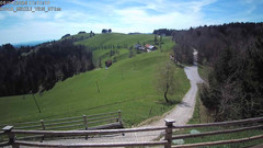 view from Koča Mrzli Vrh on 2024-04-08