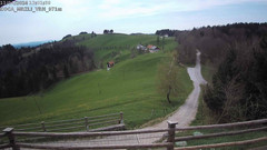 view from Koča Mrzli Vrh on 2024-04-11