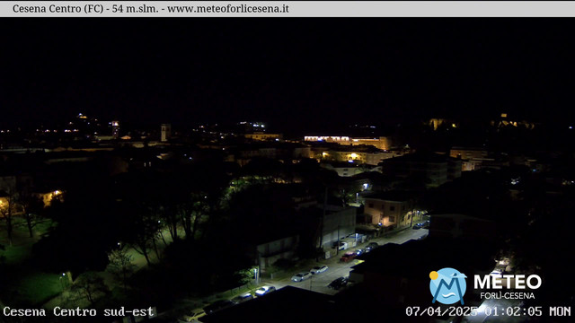 time-lapse frame, Cesena Centro webcam