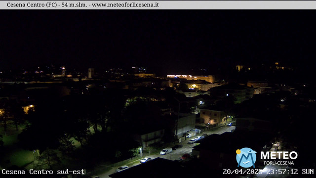 time-lapse frame, Cesena Centro webcam