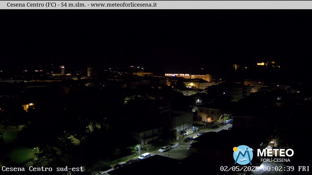 time-lapse frame, Cesena Centro webcam