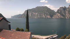 view from Torbole sul Garda - Busatte: Southern direction on 2024-04-29