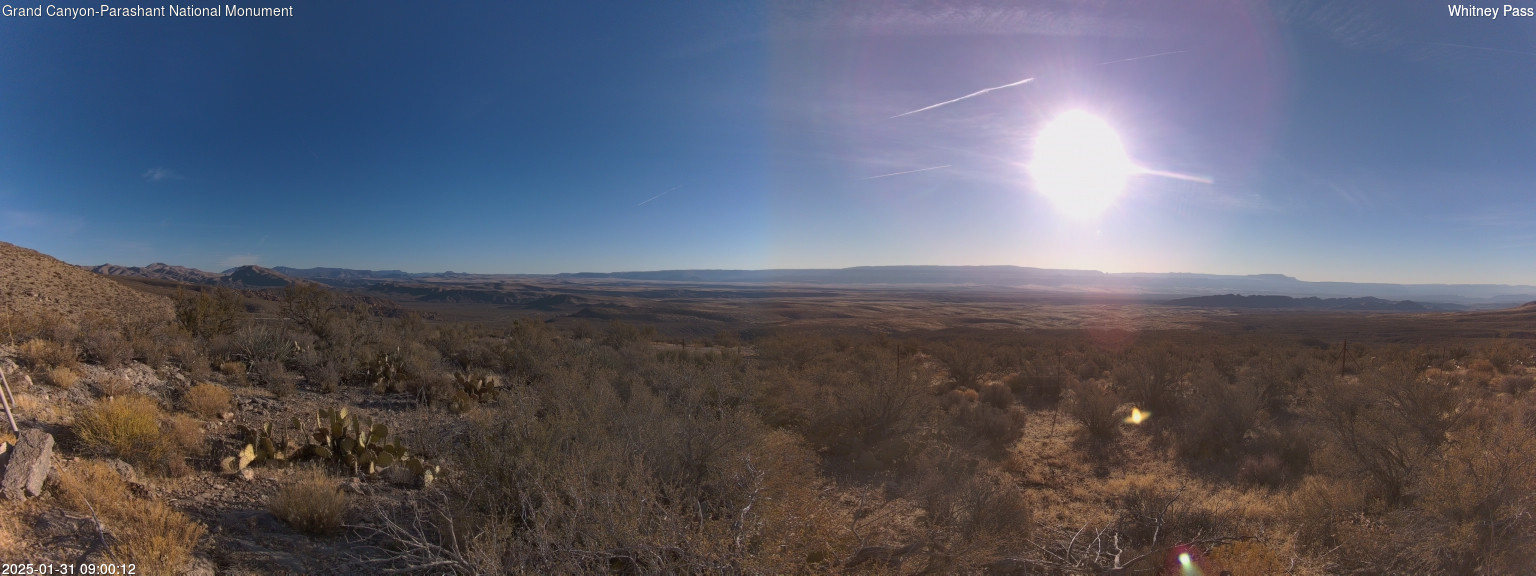 time-lapse frame, Whitney Pass webcam